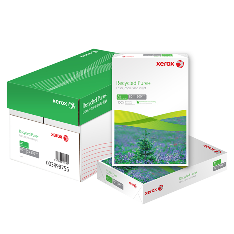Xerox Recycled Pure, A4, weiss, 80g/m2, 1/2 Palette
