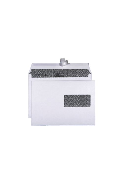 Mettler Savety Couvert C5 Fenster rechts Haftklebe weiss 100g – 500 Stück